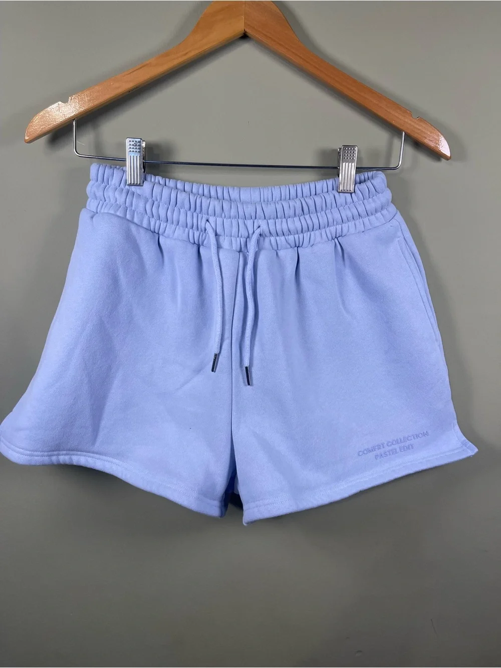 Comfort Collection Pastel Blue Athletic Lounge Shorts